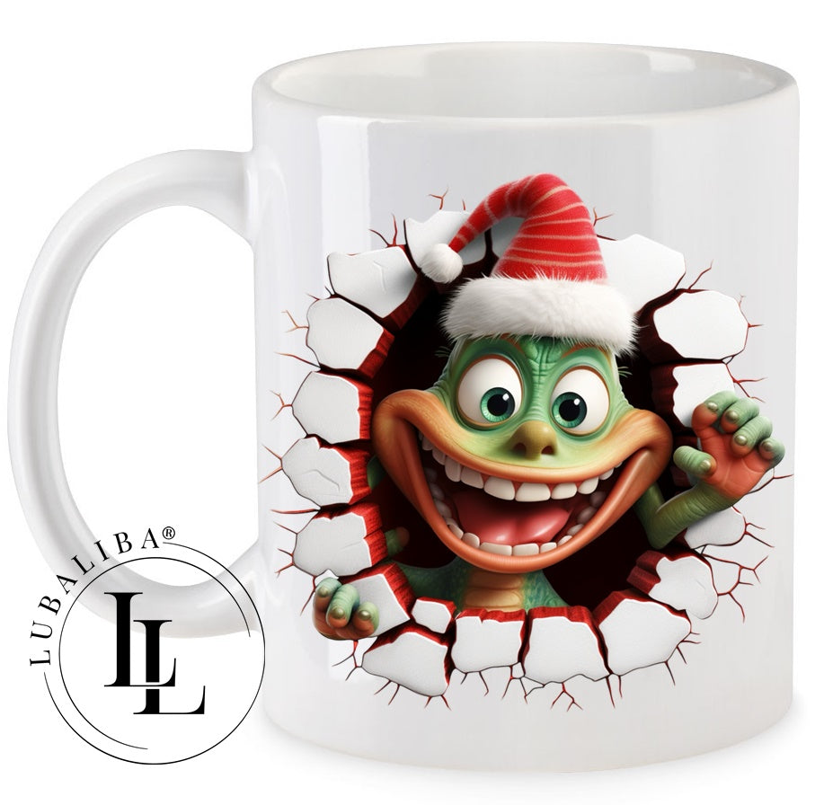 Tasse " 3D- Optik Christmas Nono " ArtNr.: CAN